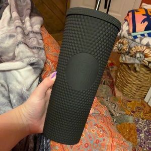 Starbucks black studded tumbler